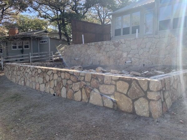 Replaced old crosstie wall with milsap stone in Hickory Creek (1)-min Replaced old crosstie wall with milsap stone in Hickory Creek (1)-min